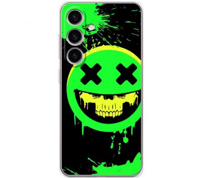 Чохол для Samsung Galaxy S24 MixCase тварини green smiley