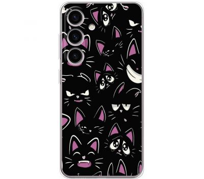 Чохол для Samsung Galaxy S24 MixCase мультики black cat