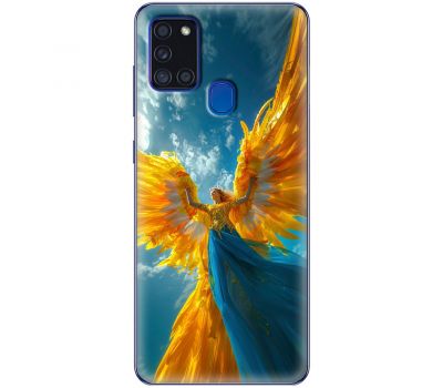 Чохол для Samsung Galaxy A21s (A217) MixCase патріотичні ангел українка