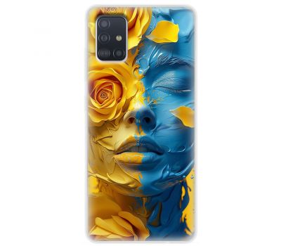 Чохол для Samsung Galaxy A51 (A515) / M40s MixCase патріотичні розмальована фарбами