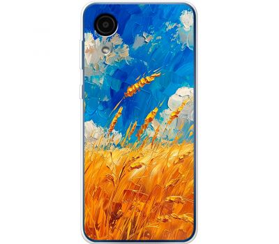 Чохол для Samsung Galaxy A03 Core (A032) MixCase патріотичні Хліб України фарбою