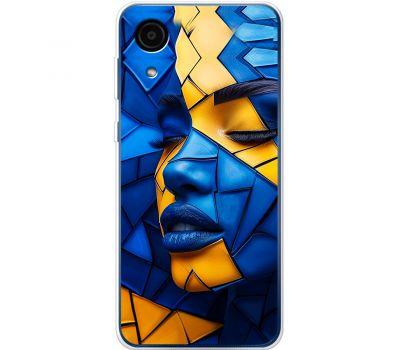 Чохол для Samsung Galaxy A03 Core (A032) MixCase патріотичні геометрія обличчя