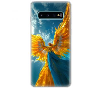 Чохол для Samsung Galaxy S10 (G973) MixCase патріотичні ангел українка
