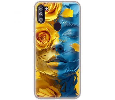 Чохол для Samsung Galaxy A11 / M11 MixCase патріотичні розмальована фарбами