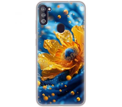 Чохол для Samsung Galaxy A11 / M11 MixCase патріотичні жовта квітка