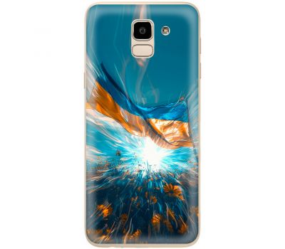 Чохол для Samsung Galaxy J6 2018 (J600) MixCase патріотичні Прапор України