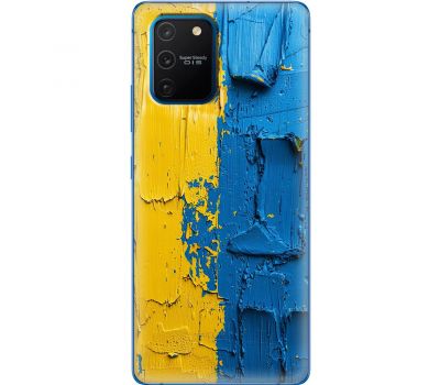 Чохол для Samsung Galaxy S10 Lite (G770) / A91 MixCase патріотичні жовто-блакитна фар