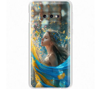Чохол для Samsung Galaxy S10e (G970) MixCase патріотичні дівчина і метелики