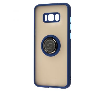 Чохол для Samsung Galaxy S8+ (G955) LikGus Edging Ring синій