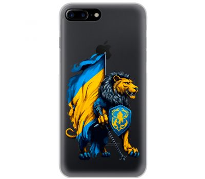 Чохол для iPhone 7 Plus / 8 Plus MixCase патріотичні Український лев