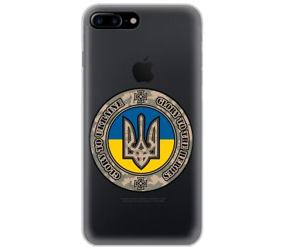 Чохол для iPhone 7 Plus / 8 Plus MixCase патріотичні шеврон Glory to Ukraine