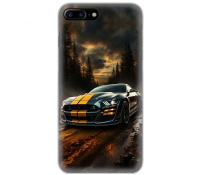 Чохол для iPhone 7 Plus / 8 Plus MixCase машини неон Ford Mustang