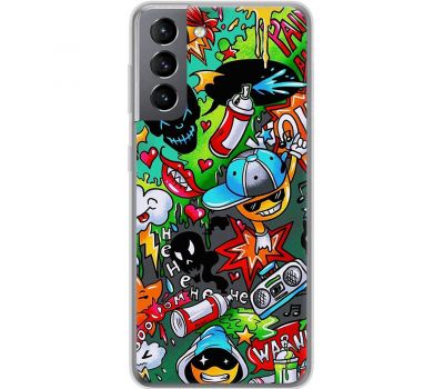 Чохол з аніме для Samsung Galaxy S21 (G991) Mixcase мультяшний мікс