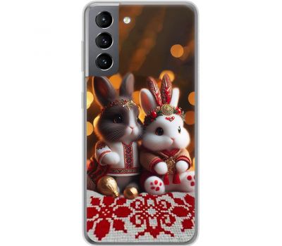 Чохол з аніме для Samsung Galaxy S21 (G991) Mixcase rabbits