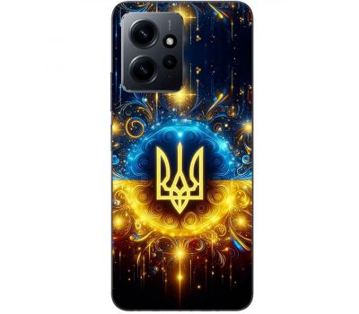 Чохол для Xiaomi Redmi Note 12 4G MixCase патріотичні Тризуб у колі