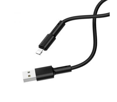 Кабель USB Borofone BX31 Lightning 2,4A 1m чорний 3457723