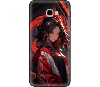 Чохол з аніме для Samsung Galaxy J4+ 2018 (J415) Mixcase дівчина в червоному