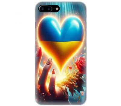 Чохол для iPhone 7 Plus / 8 Plus MixCase асорті Серце в долоні
