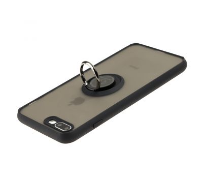 Чохол для iPhone 7 Plus / 8 Plus LikGus Edging Ring чорний 3457666