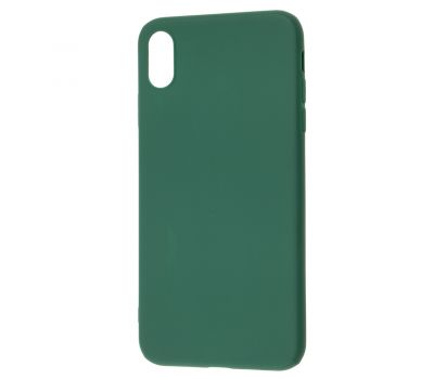 Чохол для iPhone Xs Max Candy зелений / forest green