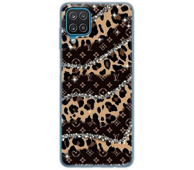 Чохол для Samsung Galaxy A12 / M12 MixCase Леопард Louis Vuitton