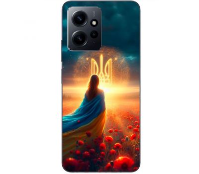 Чохол для Xiaomi Redmi Note 12 4G MixCase патріотичні поле маків