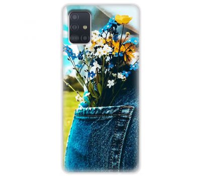 Чохол для Samsung Galaxy A51 (A515) / M40s MixCase патріотичні квіти України