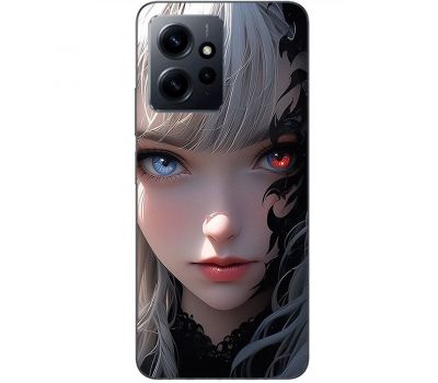 Чохол з аніме для Xiaomi Redmi Note 12 4G Mixcase дівчинка з червоним оком