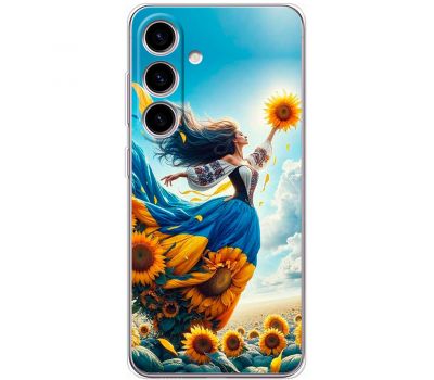 Чохол для Samsung Galaxy S24 MixCase патріотичні вільна українка