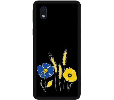 Чохол для Samsung Galaxy A01 Core (A013) MixCase патріотичні квіти україни