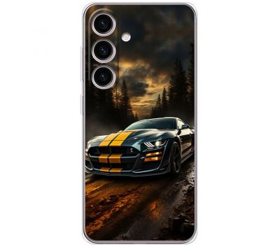 Чохол для Samsung Galaxy S24 MixCase машини неон Ford Mustang