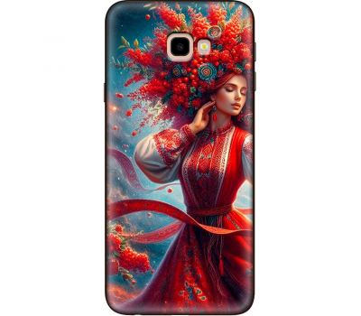 Чохол для Samsung Galaxy J4+ 2018 (J415) MixCase патріотичні жінка в червоному