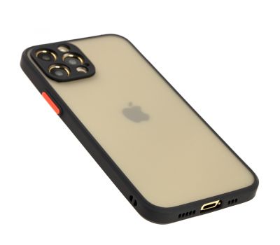 Чохол для iPhone 12 Pro LikGus Totu camera protect чорний/червоний 3459225