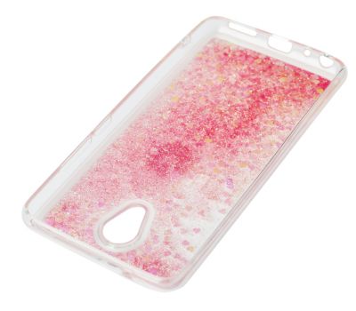 Чохол для Meizu M5 Note Блискучі вода світло-рожевий "донат" 346235