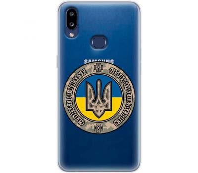 Чохол для Samsung Galaxy A10s (A107) MixCase патріотичні шеврон Glory to Ukraine