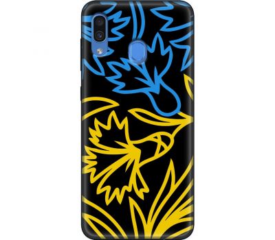 Чохол для Samsung Galaxy A20 / A30 MixCase патріотичні синє-жовта