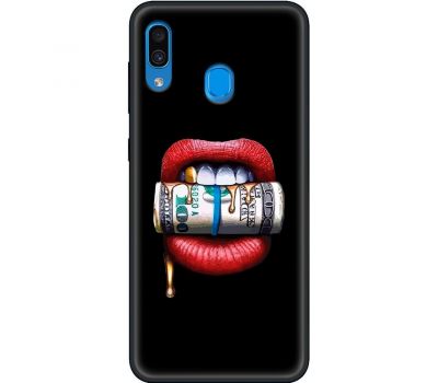 Чохол для Samsung Galaxy A20 / A30 MixCase гроші lips
