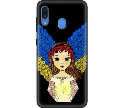 Чохол для Samsung Galaxy A20 / A30 MixCase патріотичні українка ангел