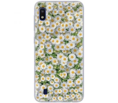 Чохол для Samsung Galaxy A10 (A105) MixCase квіти ромашки фарбами