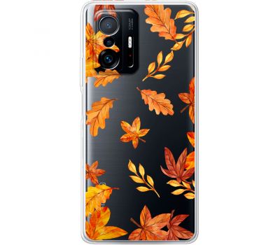 Чохол для Xiaomi 11T / 11T Pro MixCase осінь осінні листочки