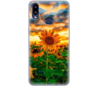 Чохол для Samsung Galaxy A10s (A107) MixCase осінь поле соняшників