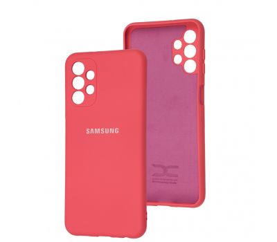 Чохол для Samsung Galaxy A13 (A135) / A32 5G Full camera рожевий / barbie pink