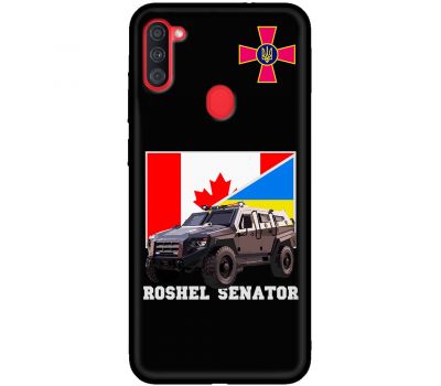 Чохол для Samsung Galaxy A11 / M11 MixCase техніка Roshel senator