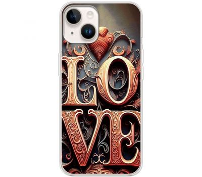 Чохол для iPhone 15 MixCase асорті LOVE