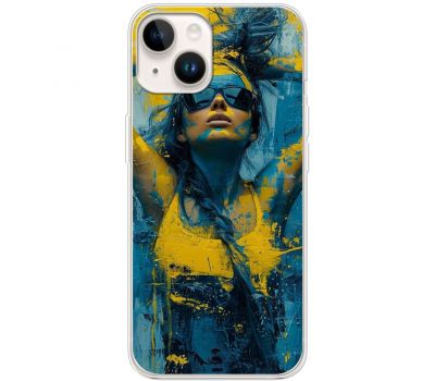 Чохол для iPhone 13 MixCase асорті українка фарбами