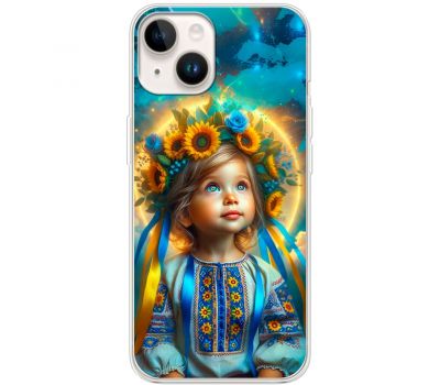 Чохол для iPhone 14 MixCase патріотичні маленька україночка