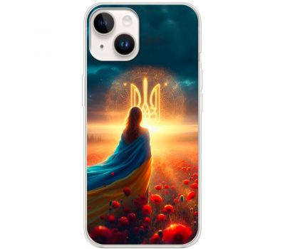 Чохол для iPhone 14 MixCase патріотичні поле маків