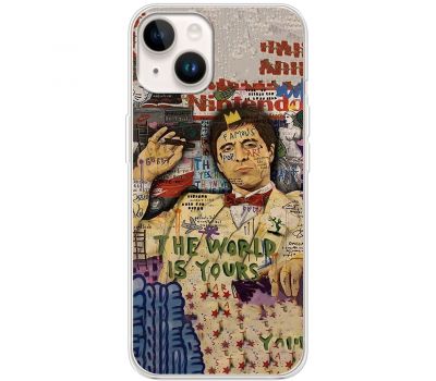 Чохол для iPhone 13 MixCase асорті the world is yours