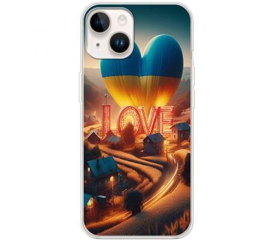 Чохол для iPhone 14 MixCase асорті Серце LOVE