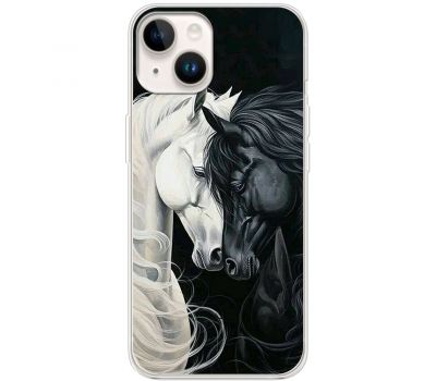 Чохол для iPhone 14 MixCase асорті horses